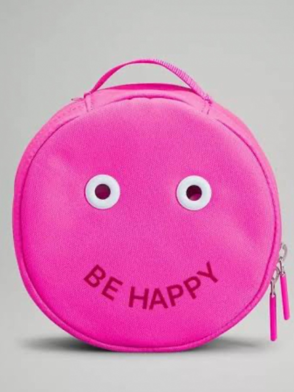 Lululemon Daily Essentials Mini Pouch In Pink Round Zip-Up NWT